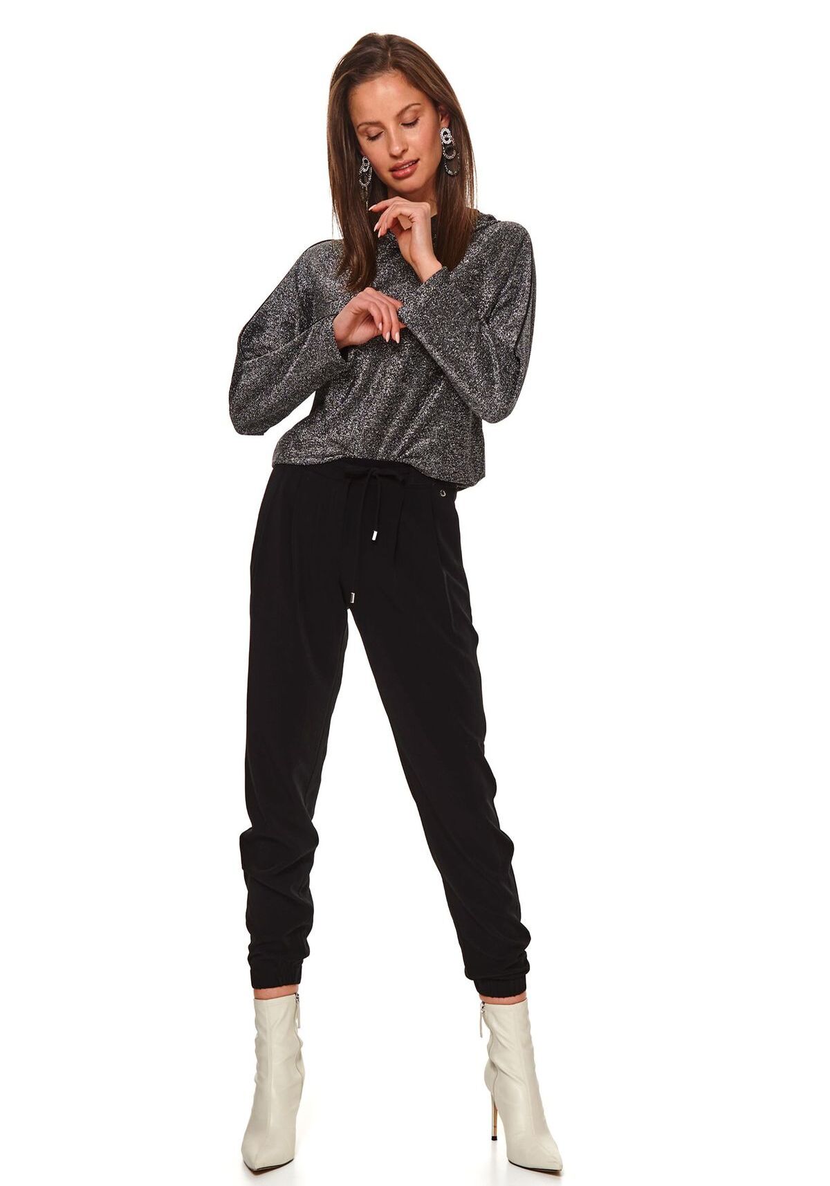 Pantaloni femei, TOP SECRET, SSP3655, Negru