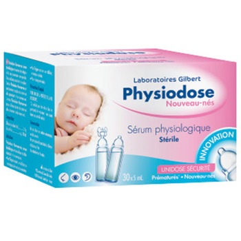 Ser fiziologic prematuri si bebelusi Physiodose Gilbert, 30 monodoze x 5 ml Ser fiziologic prematuri si bebelusi Physiodose Gilbert, 30 monodoze x 5 ml