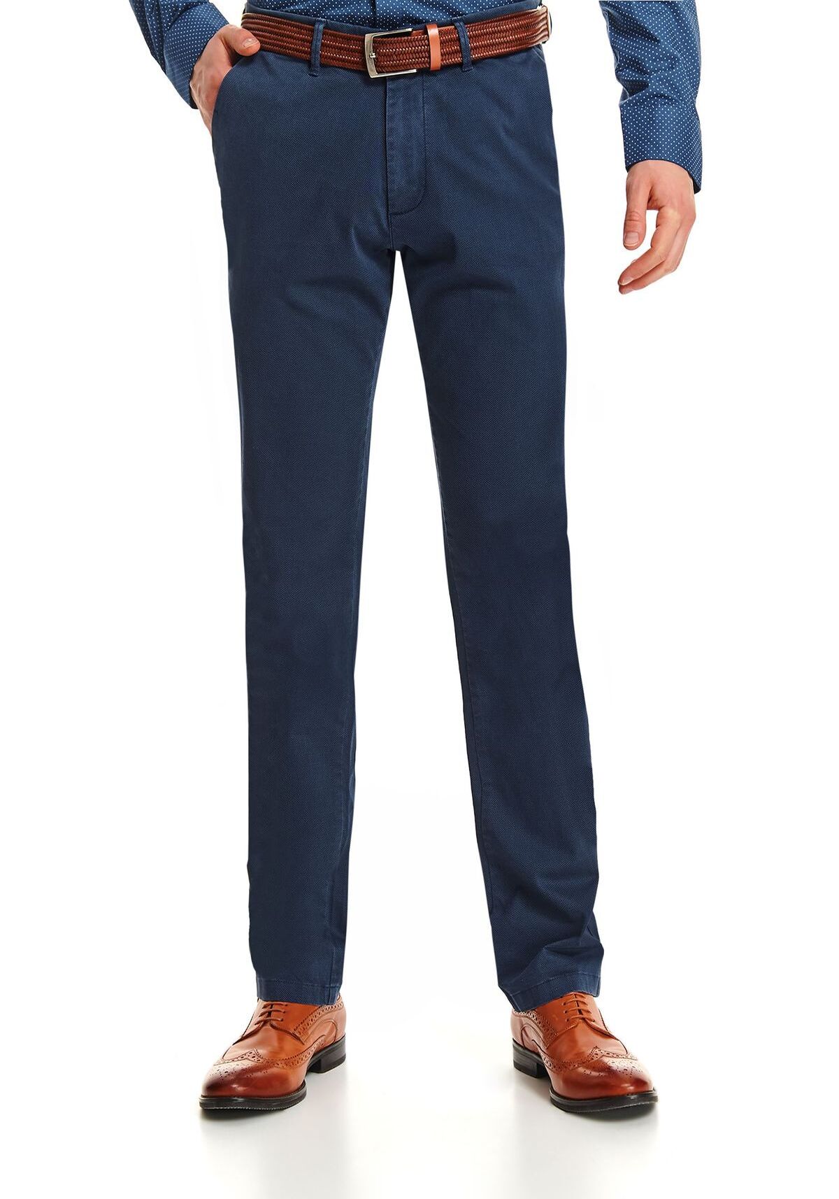 Pantaloni barbati, TOP SECRET, SSP3446, Albastru