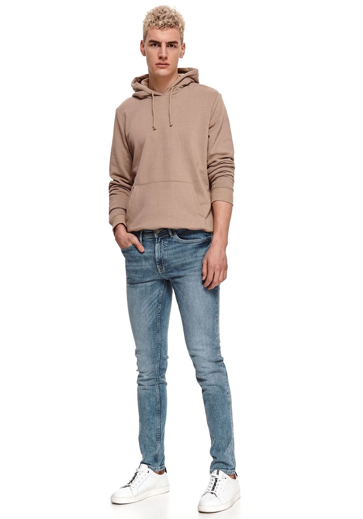 Pantaloni barbati, TOP SECRET, SSP3715, Albastru, 32-34 EU