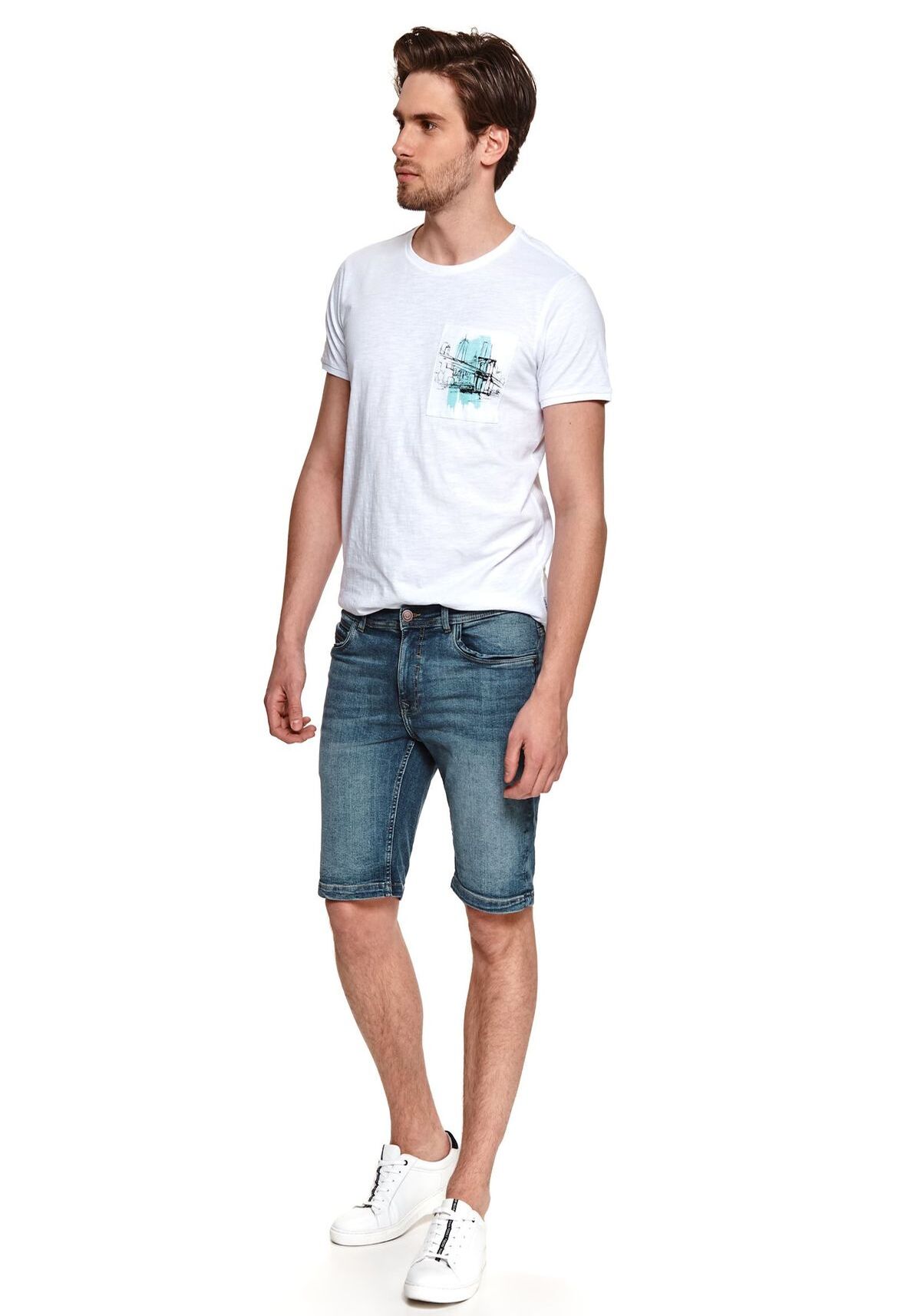 Pantaloni scurti barbati, TOP SECRET, SSZ1103, Albastru