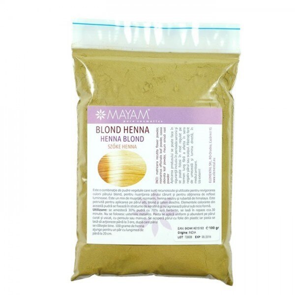Henna Blond 100 g, Mayam