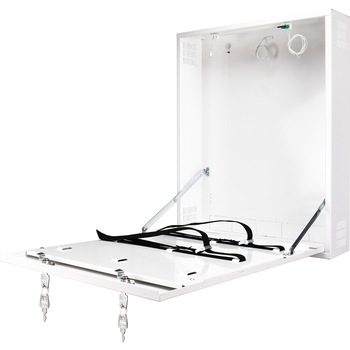 Cutie metalica securizata alba pentru DVR AWO 530W Cutie metalica securizata alba pentru DVR AWO 530W