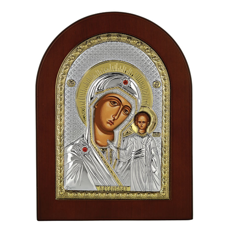 Icoana Maica Domnului de la Kazan 15x21cm Auriu ClassGifts