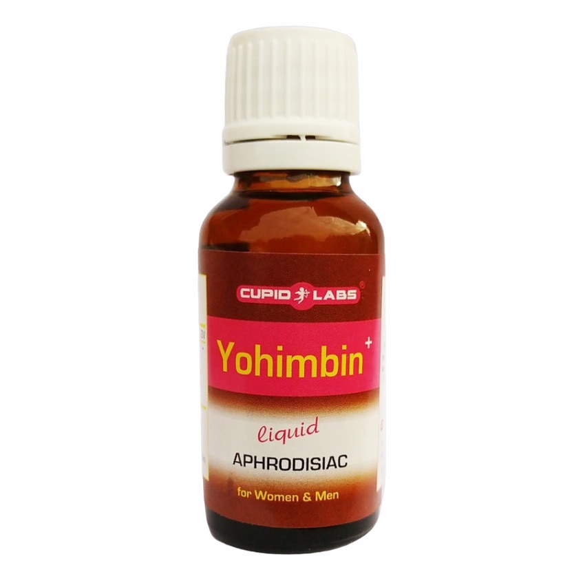Picaturi afrodisiace Yohimbin Cupid Labs, Afrodisiac stimulent sexual unisex, 100% natural, 20 ml
