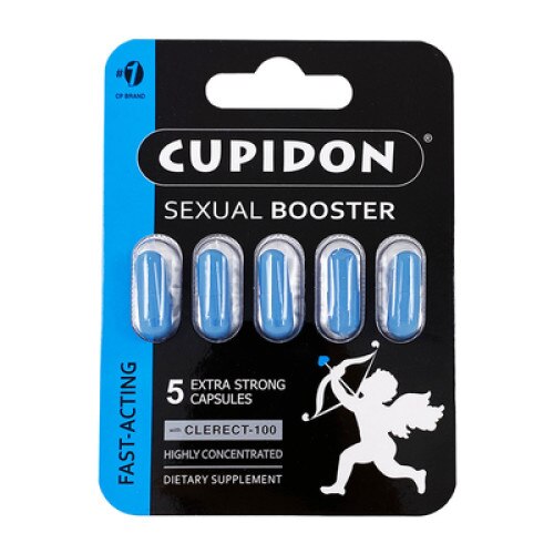 Supliment pentru erectie ferma, Cupidon Sexual Booster Extra Strong, 5 capsule