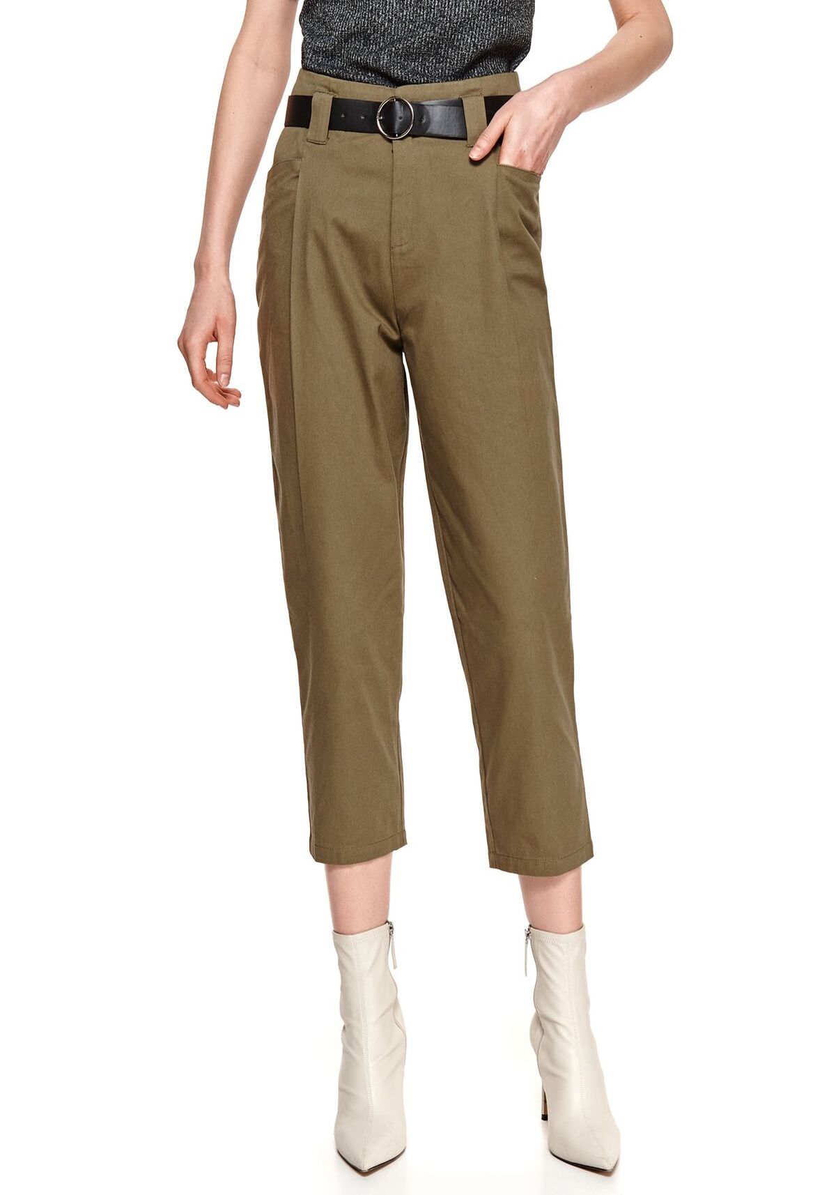 Pantaloni femei, TOP SECRET, SSP3753, Verde