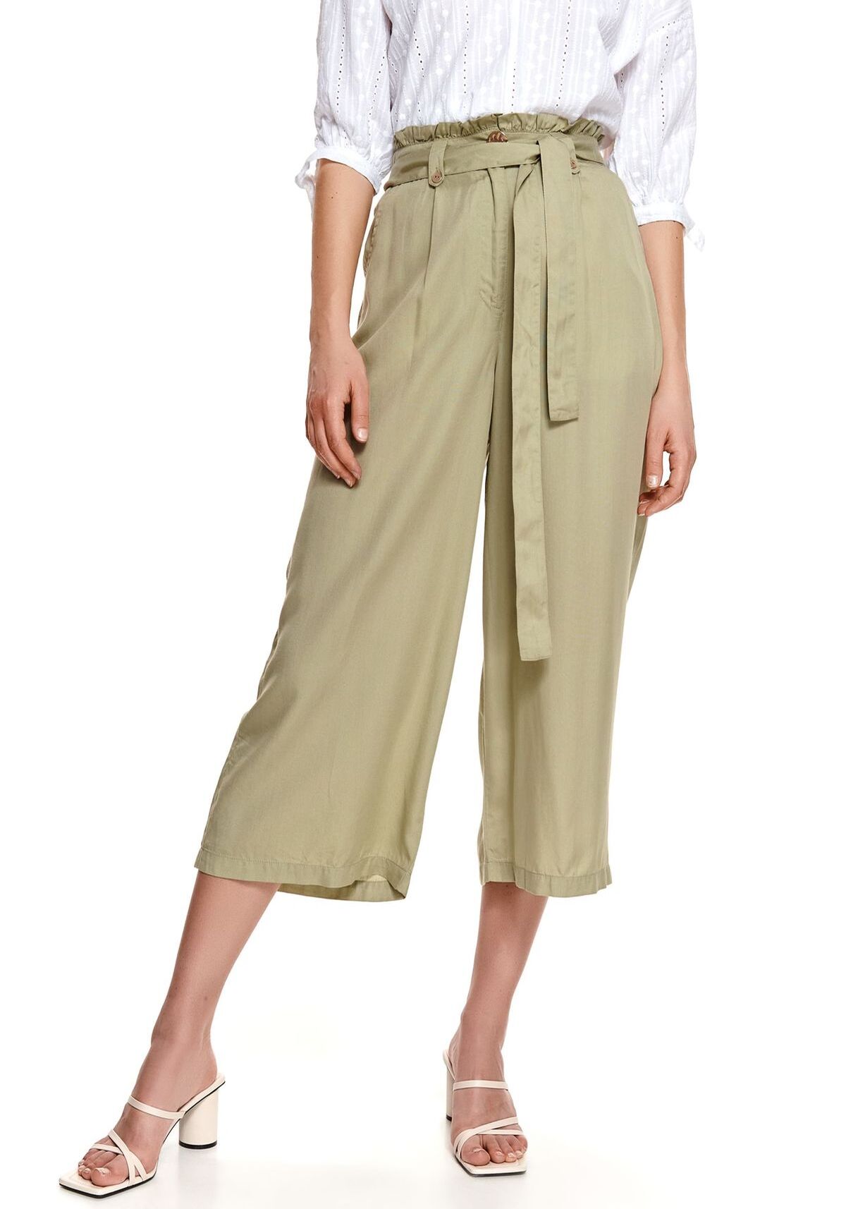 Pantaloni femei, TOP SECRET, SSP3783, Verde