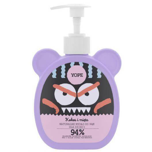 Sapun lichid cu nuca de cocos si menta YOPE, 400 ml
