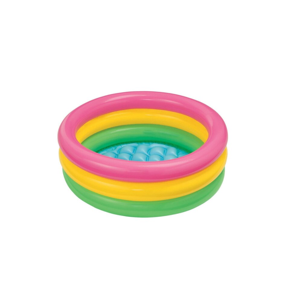 Piscina gonflabila pentru copii, inele colorate, 61 x 22 cm