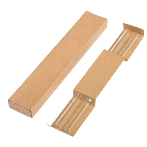 Set 2 paie reutilizabile Bremen Drink Together, sticla borosilicata, Ø0,8 x 21 cm