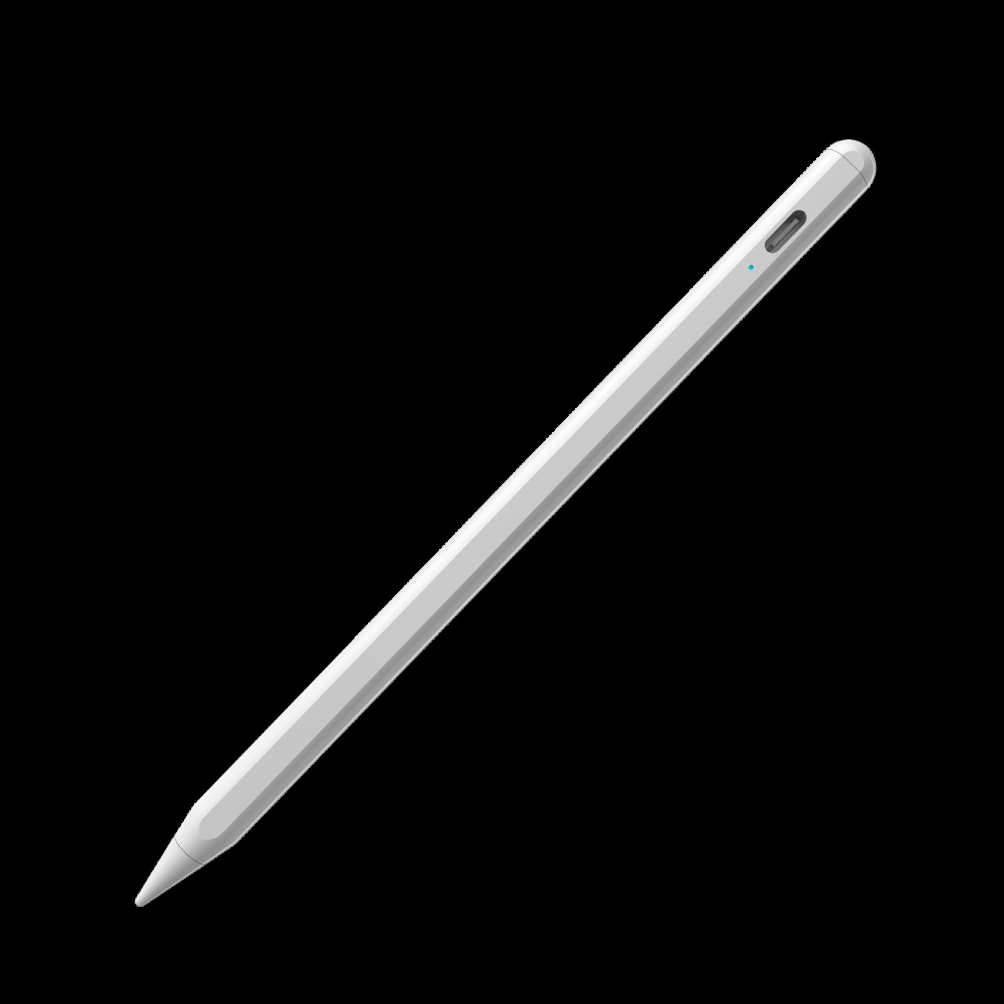 Stylus iPad Touch Pen pentru iPad Apple, Tilt, Lag-Free, Magnetic, Cablu de incarcare, Alb