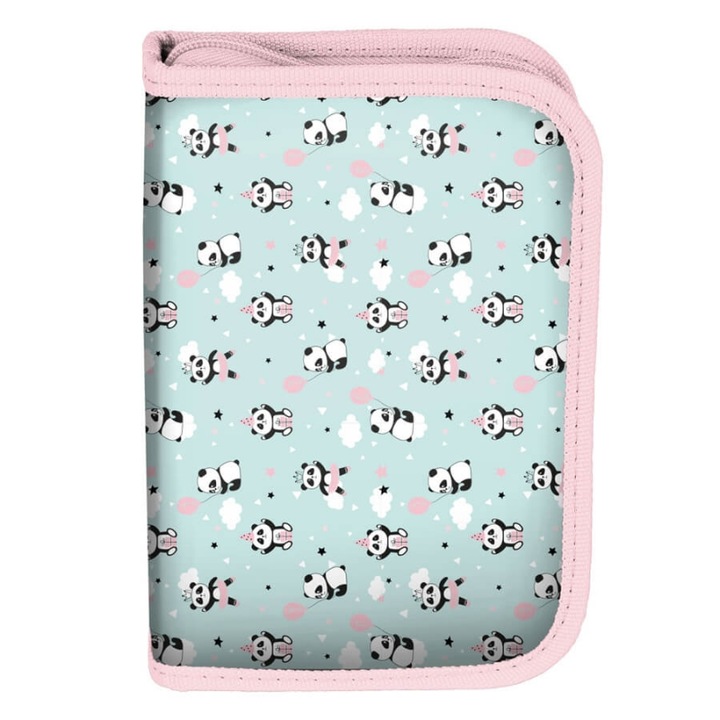 Несесер Paso Panda, с един цип, с пособия, 20 х 13 х 4 см