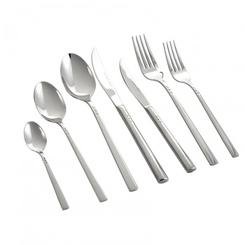 Set 84 tacamuri pentru 12 persoane All Star, Karaca, Otel inoxidabil, Argintiu Set 84 tacamuri pentru 12 persoane All Star, Karaca, Otel inoxidabil, Argintiu