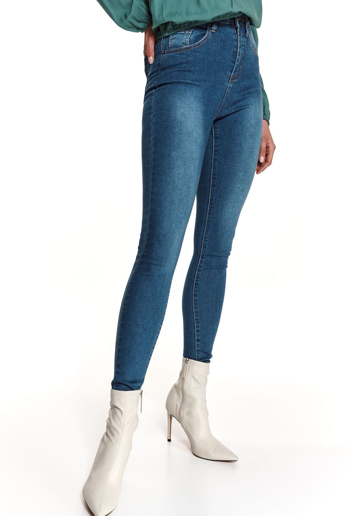 Pantaloni femei, TOP SECRET, SSP3693, Albastru