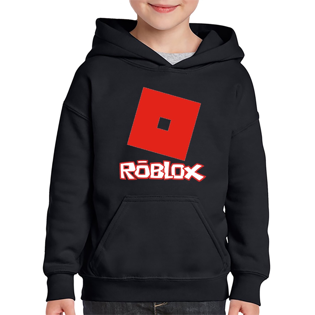 Mixed Intact Bloody Hanorac copii Roblox Game Logo, negru, marime 5-6 ani - eMAG.ro