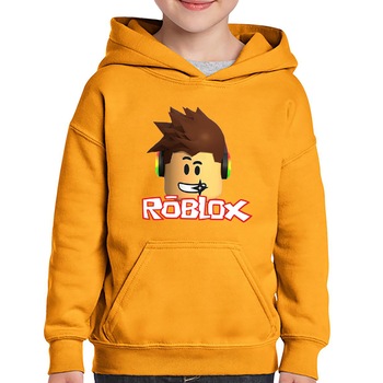 Hanorac copii Roblox Game Player, Portocaliu Hanorac copii Roblox Game Player, Portocaliu