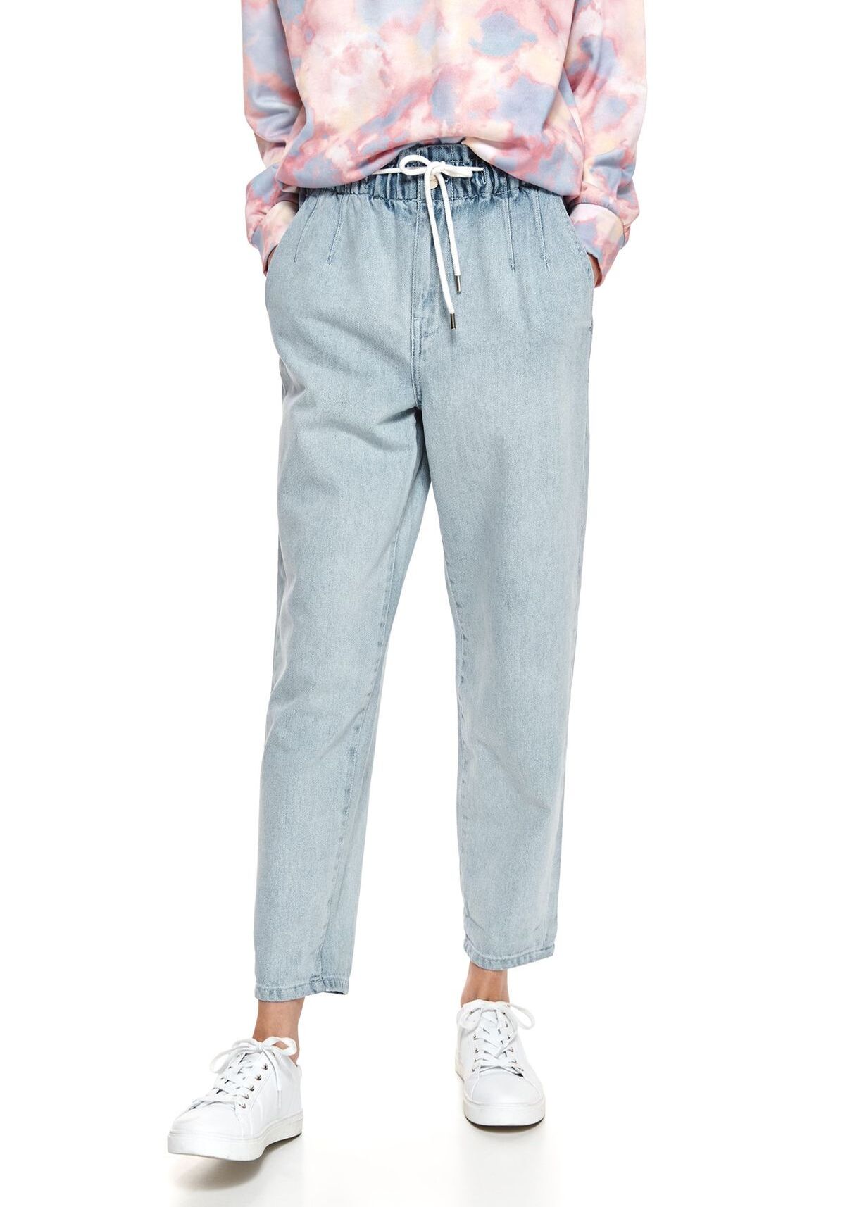 Pantaloni femei, TOP SECRET, SSP3796, Albastru