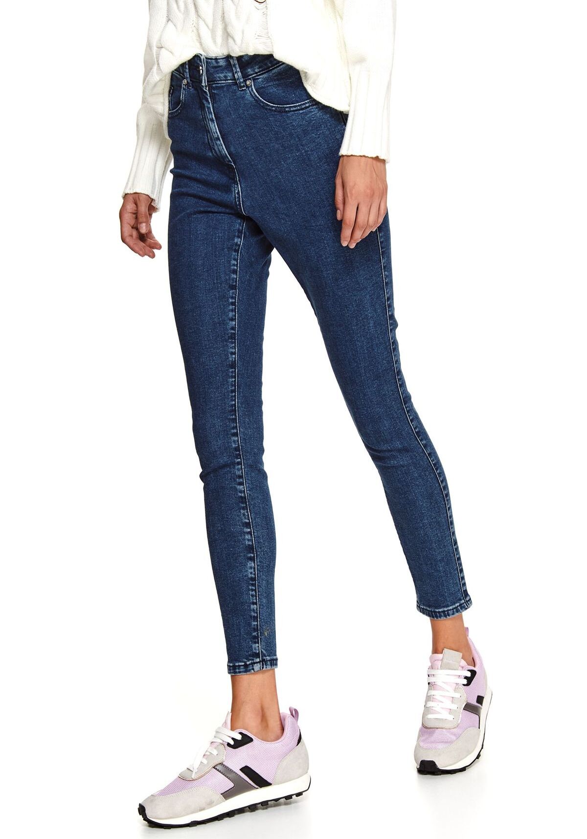Pantaloni femei, TOP SECRET, SSP3625, Albastru