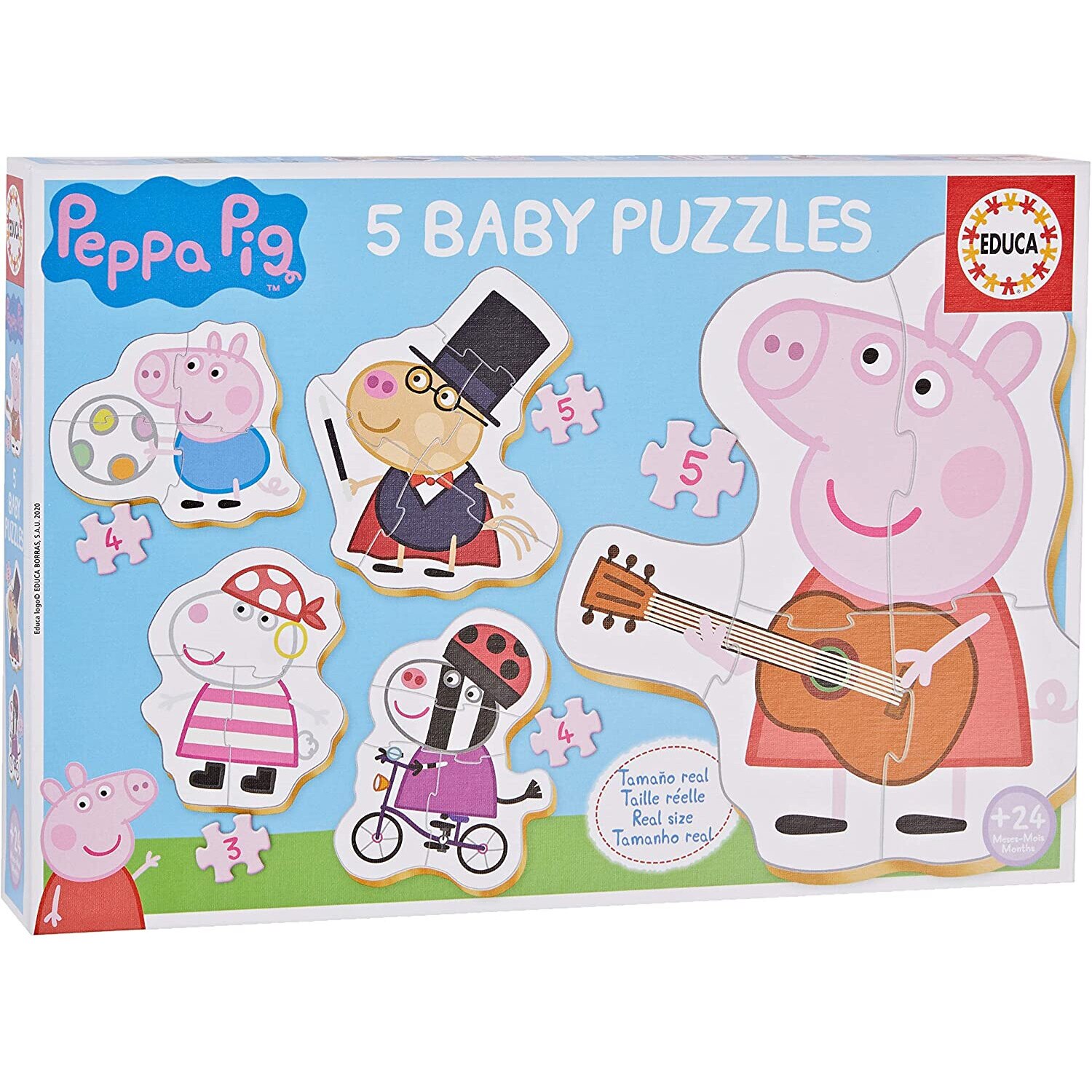 Puzzle Educa, MPepa Pig și prietenii, 2 ani