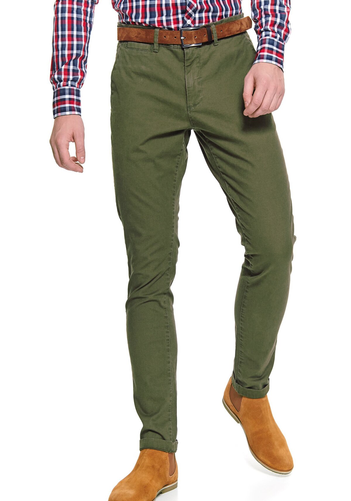 Pantaloni barbati, TOP SECRET, SSP3421, Verde
