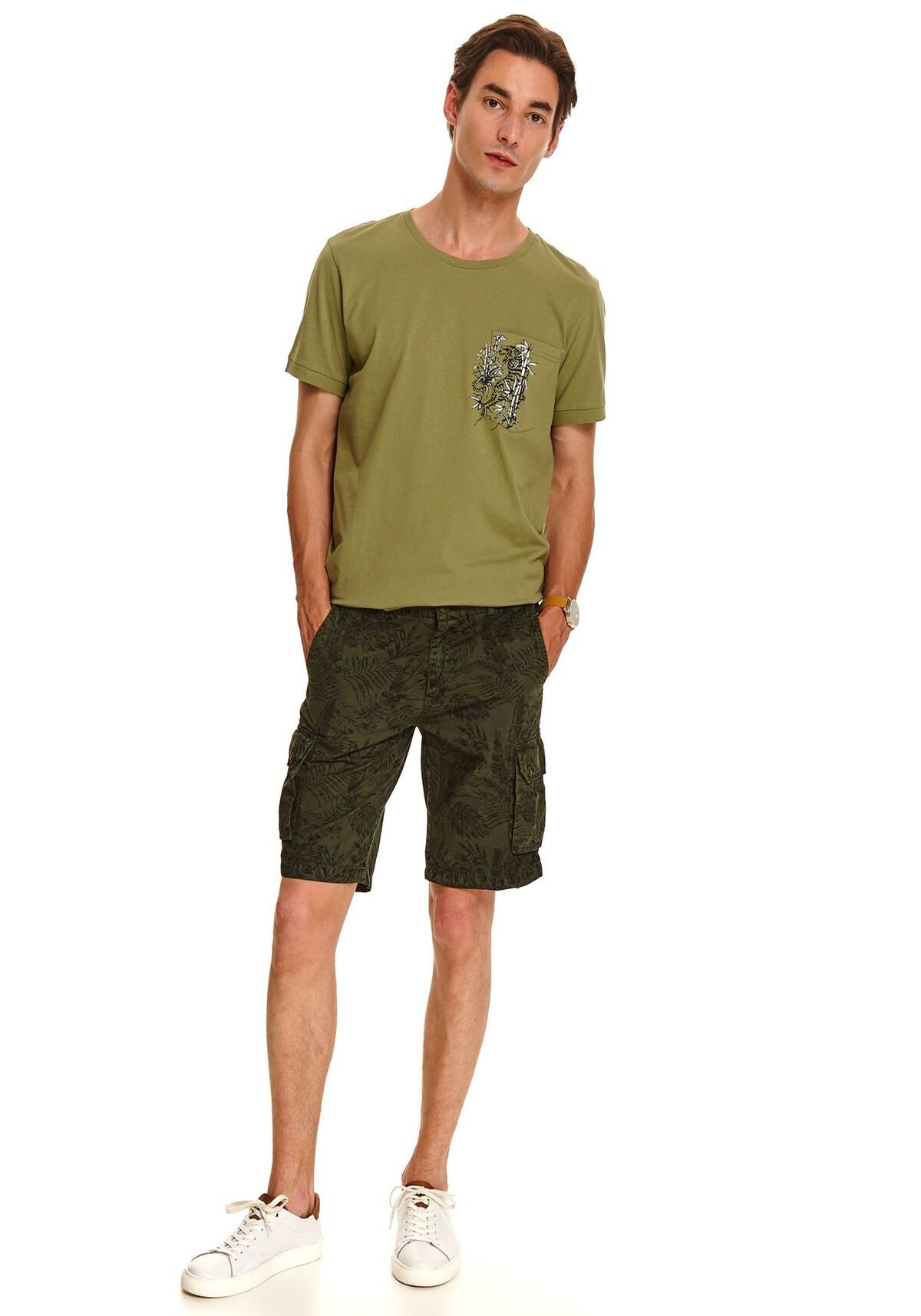 Pantaloni scurti barbati, TOP SECRET, SSZ1071, Verde, 31