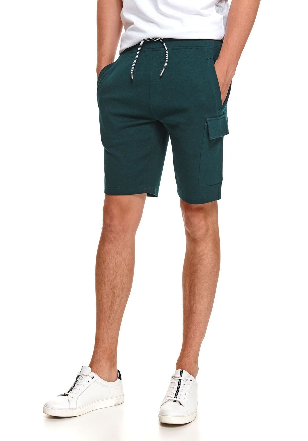 Pantaloni scurti barbati, TOP SECRET, SSZ1156, Verde inchis