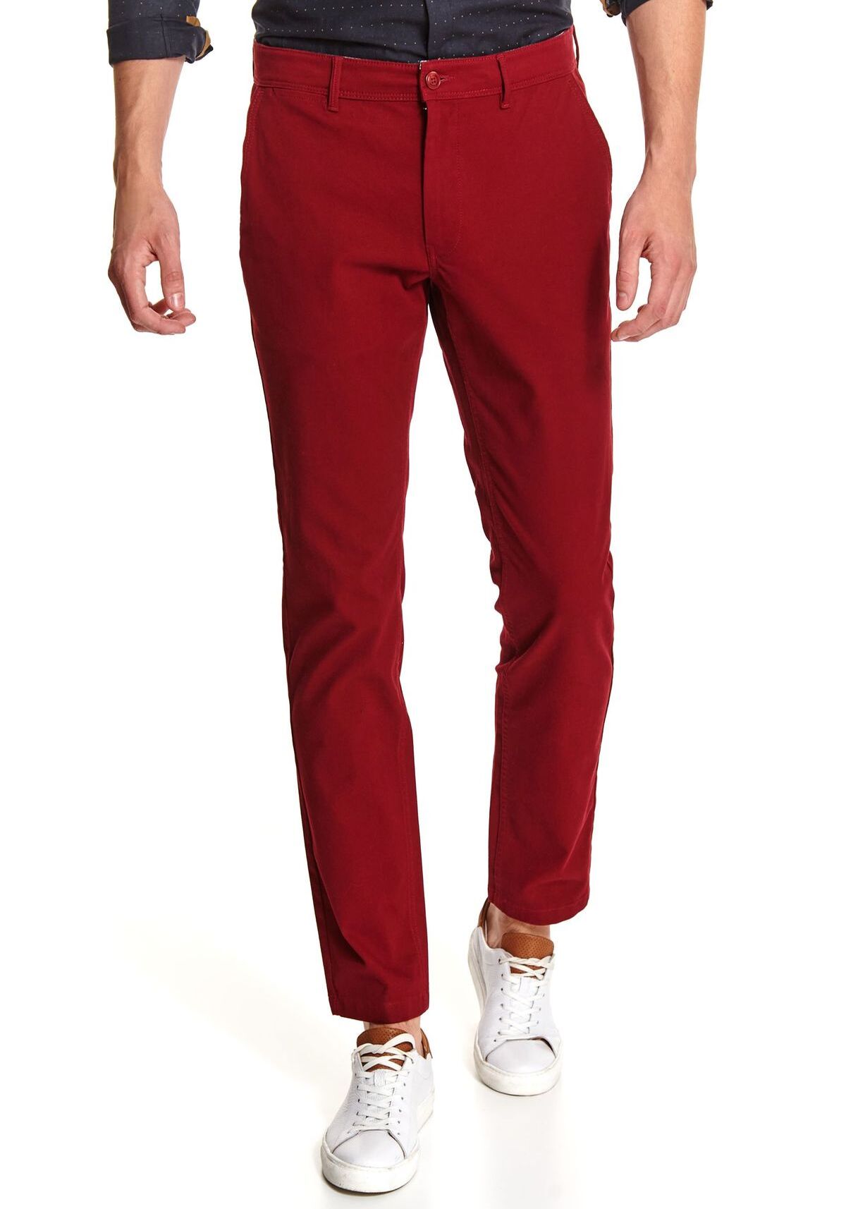 Pantaloni barbati, TOP SECRET, SSP3519, Rosu