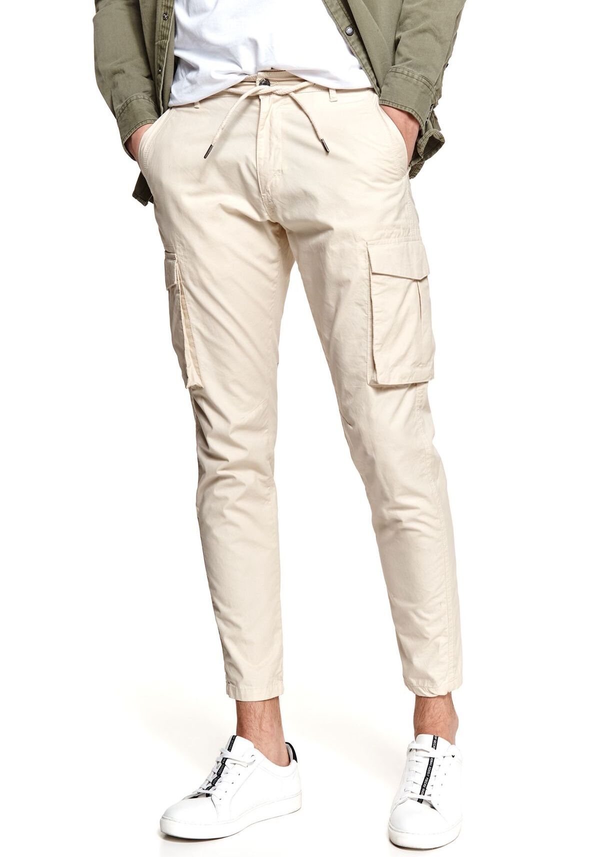 Pantaloni barbati, TOP SECRET, SSP3757, Bej