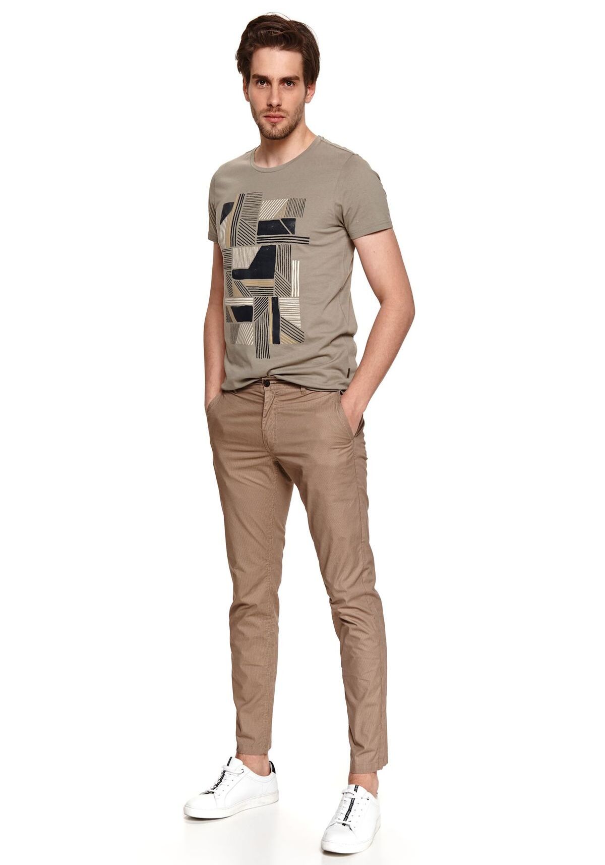 Pantaloni barbati, TOP SECRET, SSP3777, Bej