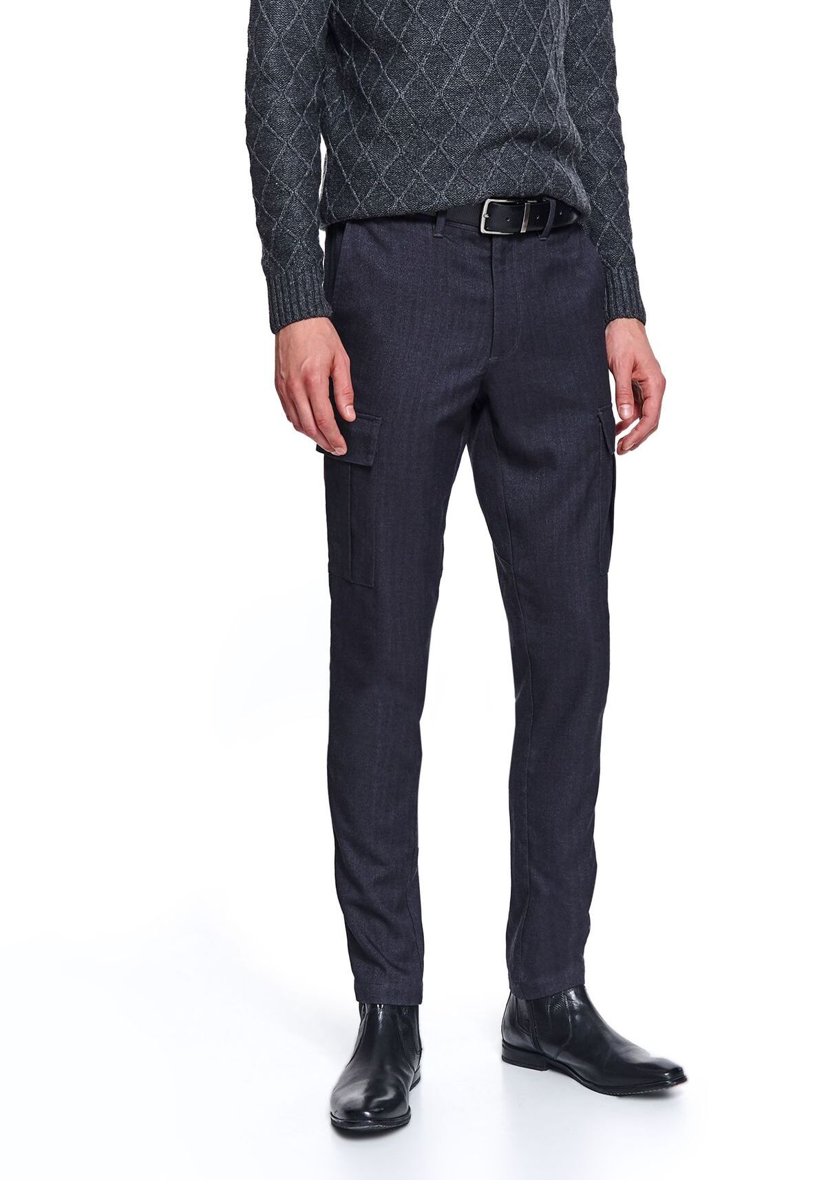 Pantaloni barbati, TOP SECRET, SSP3354, Gri