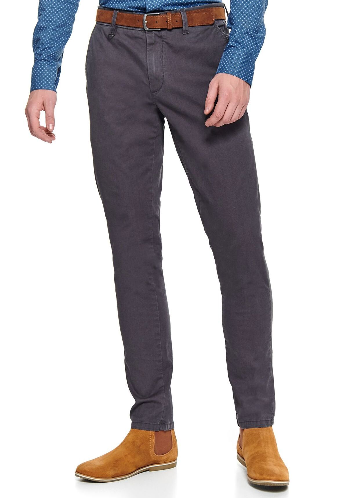 Pantaloni barbati, TOP SECRET, SSP3420, Gri inchis