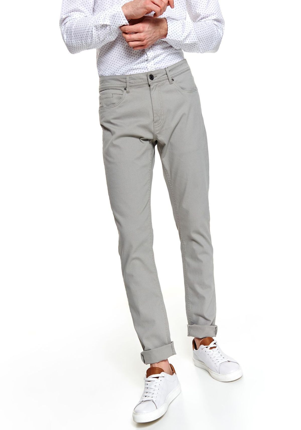 Pantaloni barbati, TOP SECRET, SSP3463, Gri
