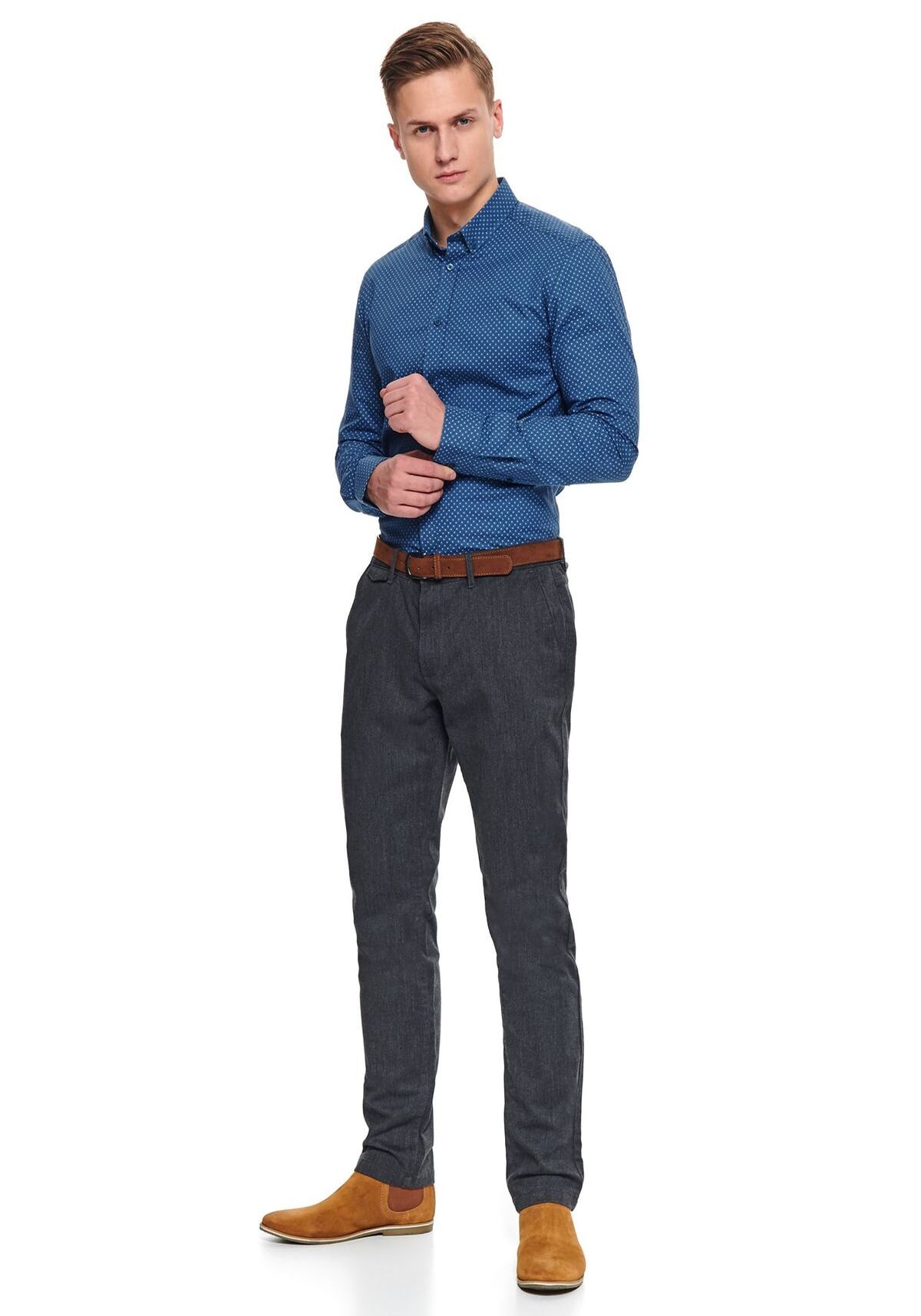 Pantaloni barbati, TOP SECRET, SSP3450, Gri