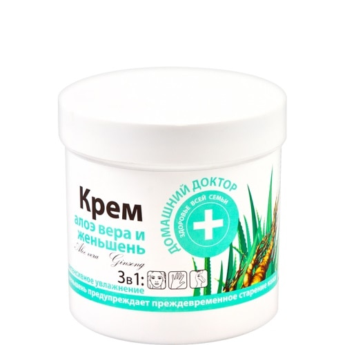 Crema hidratanta universala cu extracte de aloe si ginseng , 250ml, Doctorul Casei