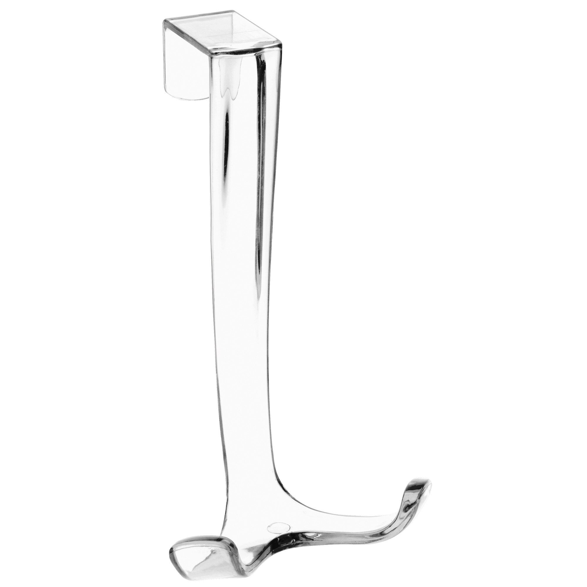 Cuier dublu de usa Feridras, PP Transparent