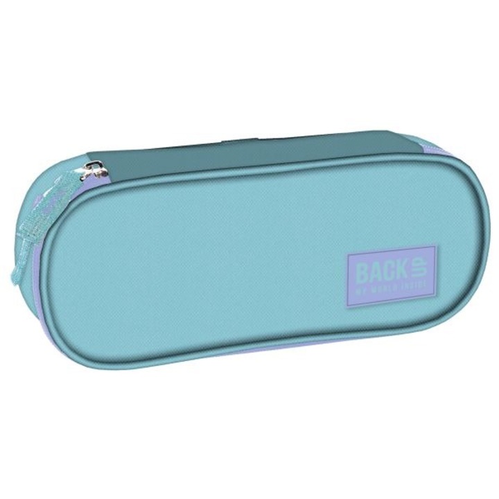 BackUp ovális tolltartó - Pasztell türkiz