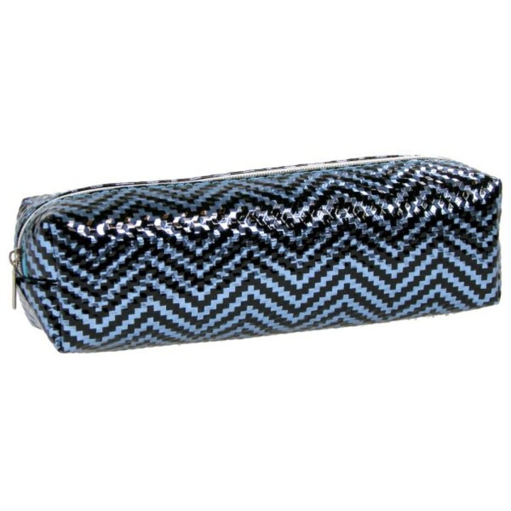 Derform szögletes tolltartó - fényes kék