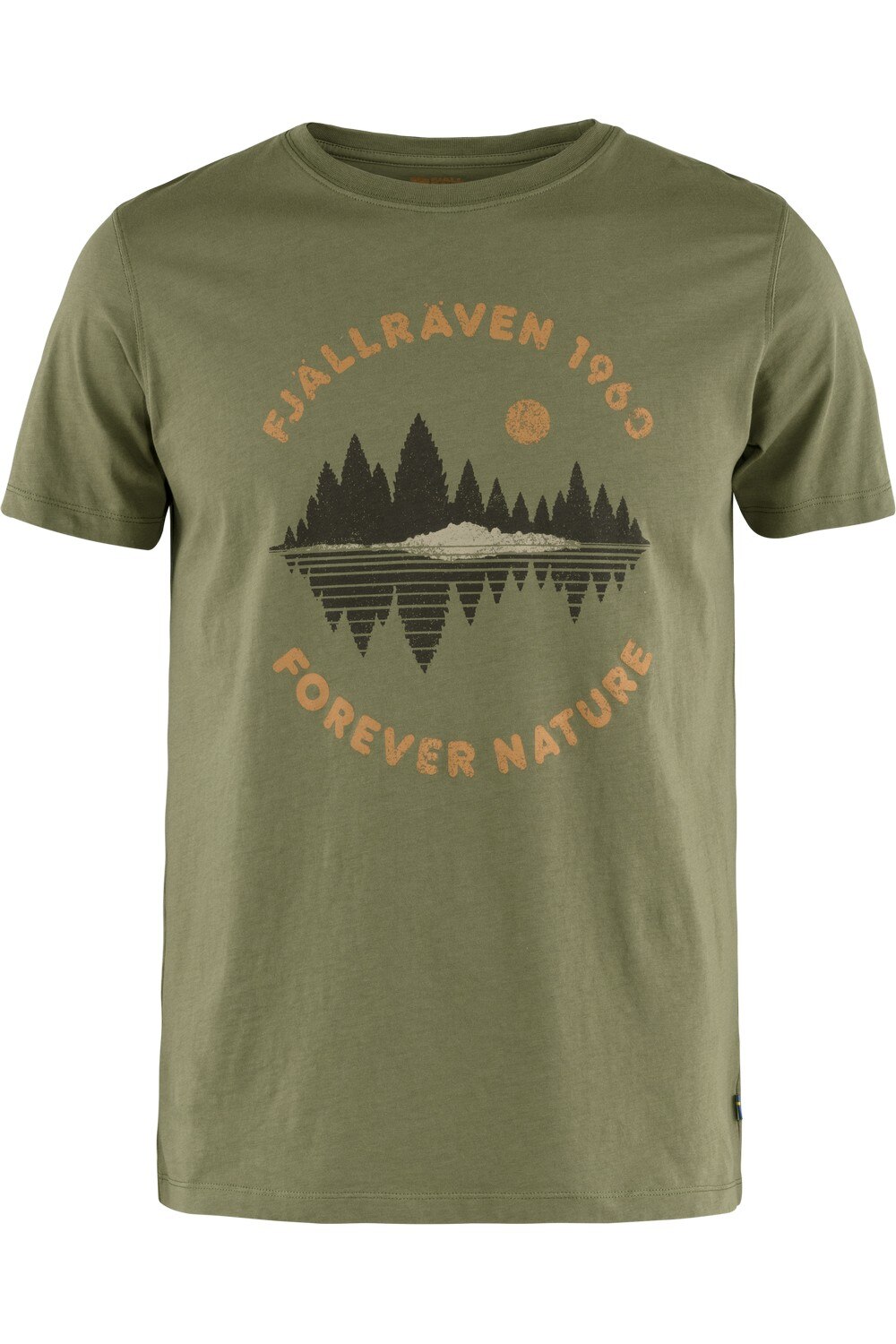 Tricou pentru barbati, Fjallraven Forest Mirror T-shirt M, Oliv