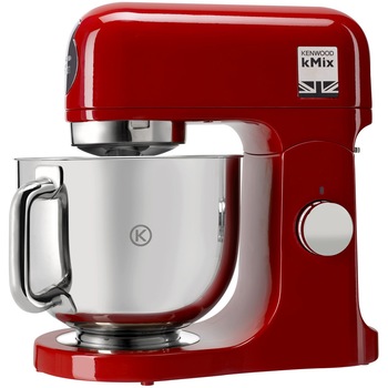 Robot de bucatarie KENWOOD kMiX KMX750AR, 1000 W, vas inox 5 l, 6 trepte viteza, 3 accesorii patiserie, rosu Robot de bucatarie KENWOOD kMiX KMX750AR, 1000 W, vas inox 5 l, 6 trepte viteza, 3 accesorii patiserie, rosu