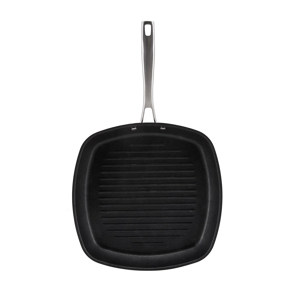 Tigaie Grill, Karaca, Pro Induction Base, 28 cm, 2.3 l, invelis antiaderent din Bio Diamant, Negru