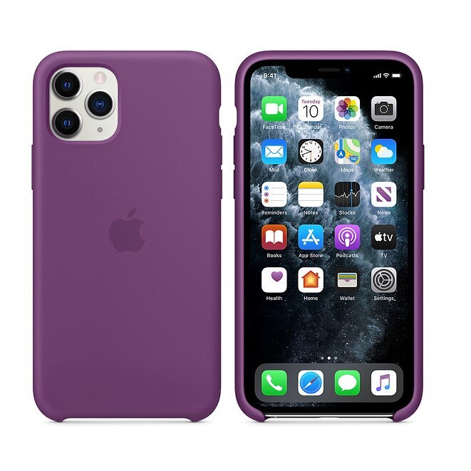 Силиконов Кейс за Apple IPhone 11 Pro Max, Silicone, Лилав - EMAG.bg