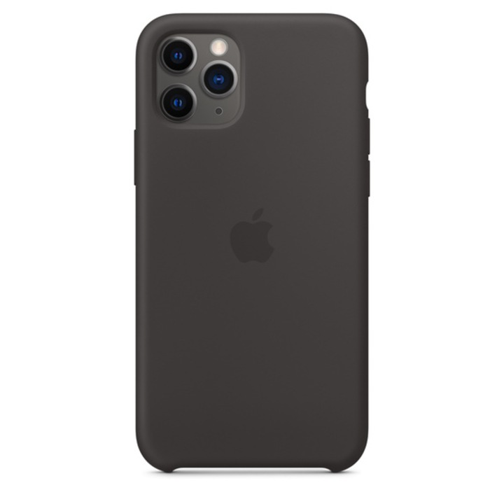 Силиконов Кейс Apple за iPhone 11 Pro Max, Black