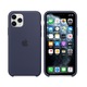 Силиконов Кейс Apple за iPhone 11 Pro, Midnight Blue