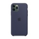 Силиконов Кейс Apple за iPhone 11 Pro, Midnight Blue