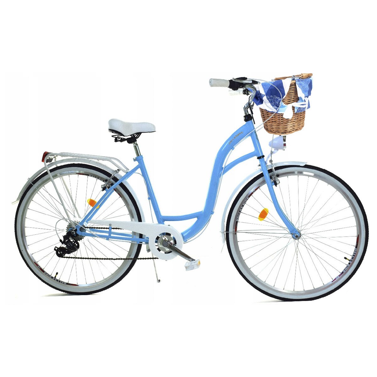 Bicicleta Dama cu cos rachita Dallas City, 160-185 cm inaltime, Roata 28