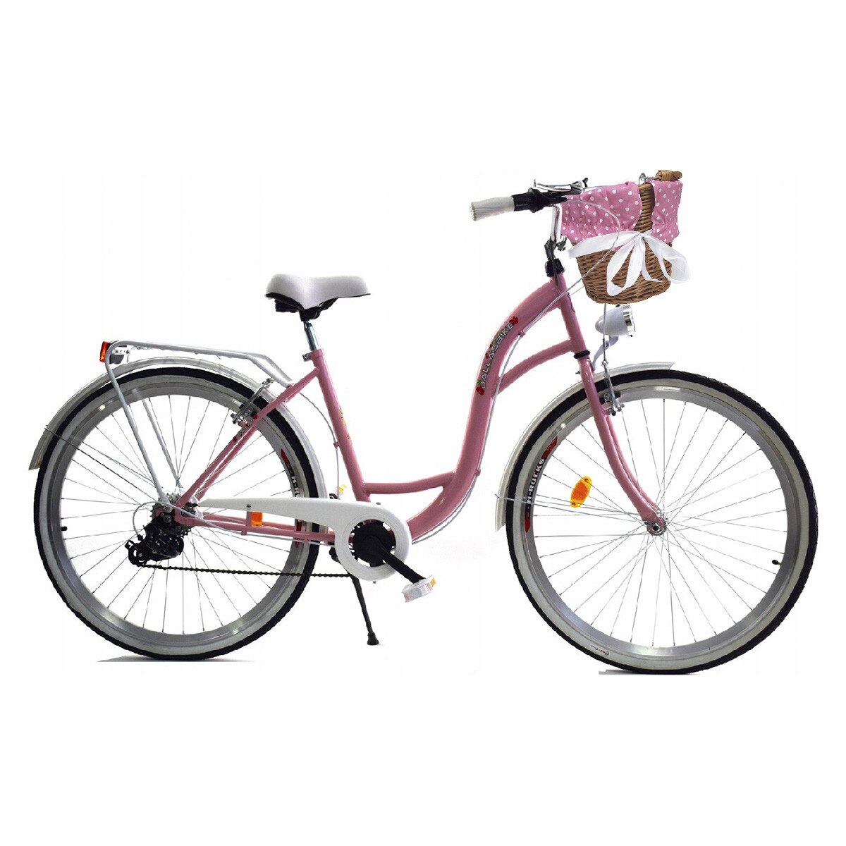 Bicicleta Dama cu cos rachita Dallas City, 160-185 cm inaltime, Roata 28