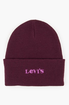 Levi's, Caciula elastica cu logo brodat Modern Vintage, Violet tyrian Levi's, Caciula elastica cu logo brodat Modern Vintage, Violet tyrian