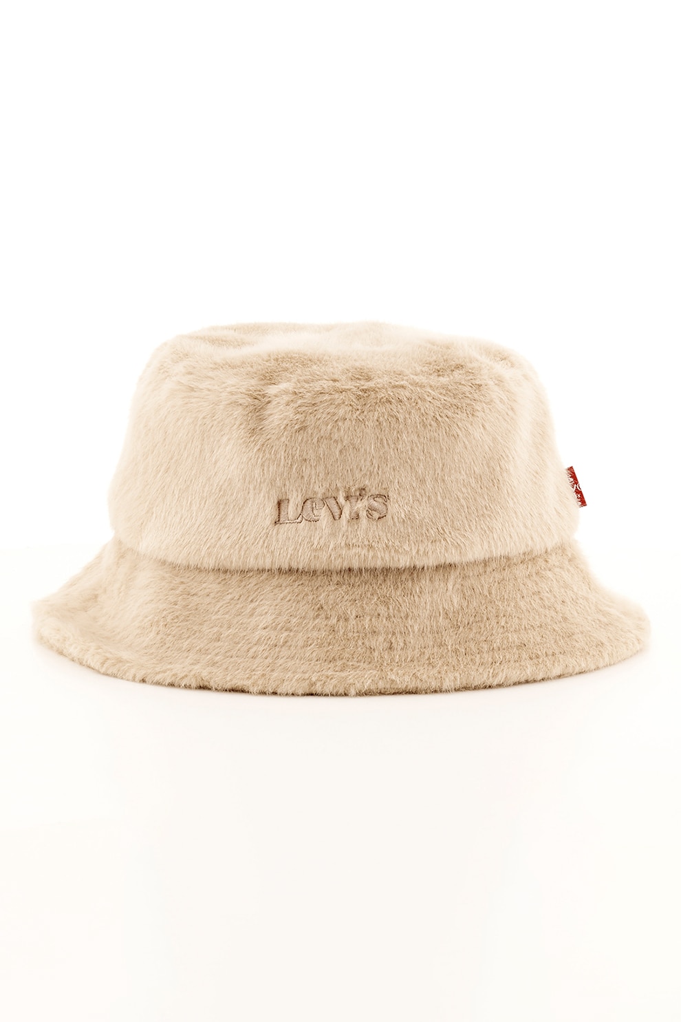 Levi's, Palarie bucket cu aspect pufos, Piersica, 58.5 CM Standard