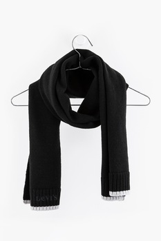 Levi's, Fular cu logo brodat, Negru Levi's, Fular cu logo brodat, Negru